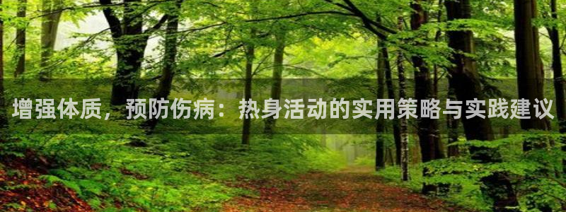bbin视讯下：增强体质，预防伤病：热身活动的实用策略与实践建议