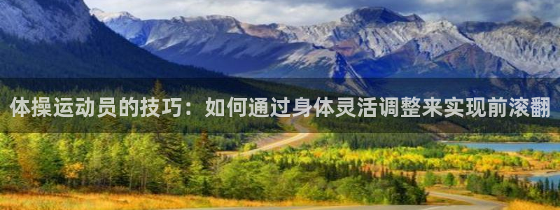 bbin视讯游戏官网：体操运动员的技巧：如何通过身体灵活调整来实现前滚翻